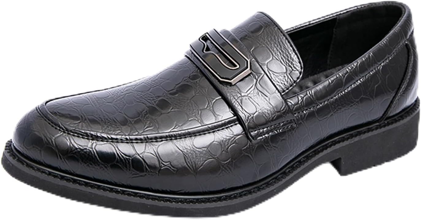 Мужские кожаные слипоны с крокодиловым принтом и платформой на блок-каблуке, классические деловые туфли, легкие, мягкие и удобные, для вечеринок, свадеб, офиса, повседневной носки и свиданий Tixewsjh, черный
Мужские кожаные слипоны с крокодиловым принтом и платформой на блок-каблуке, классические деловые туфли, легкие, мягкие и удобные, для вечеринок, свадеб, офиса, повседневной носки и свиданий Tixewsjh, черный