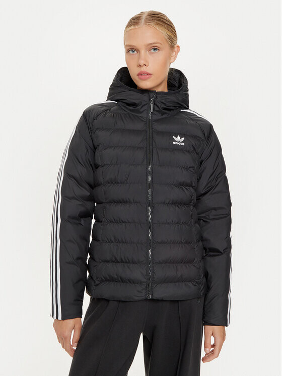 Пуховик узкого кроя Adidas, черный
Пуховик узкого кроя Adidas, черный