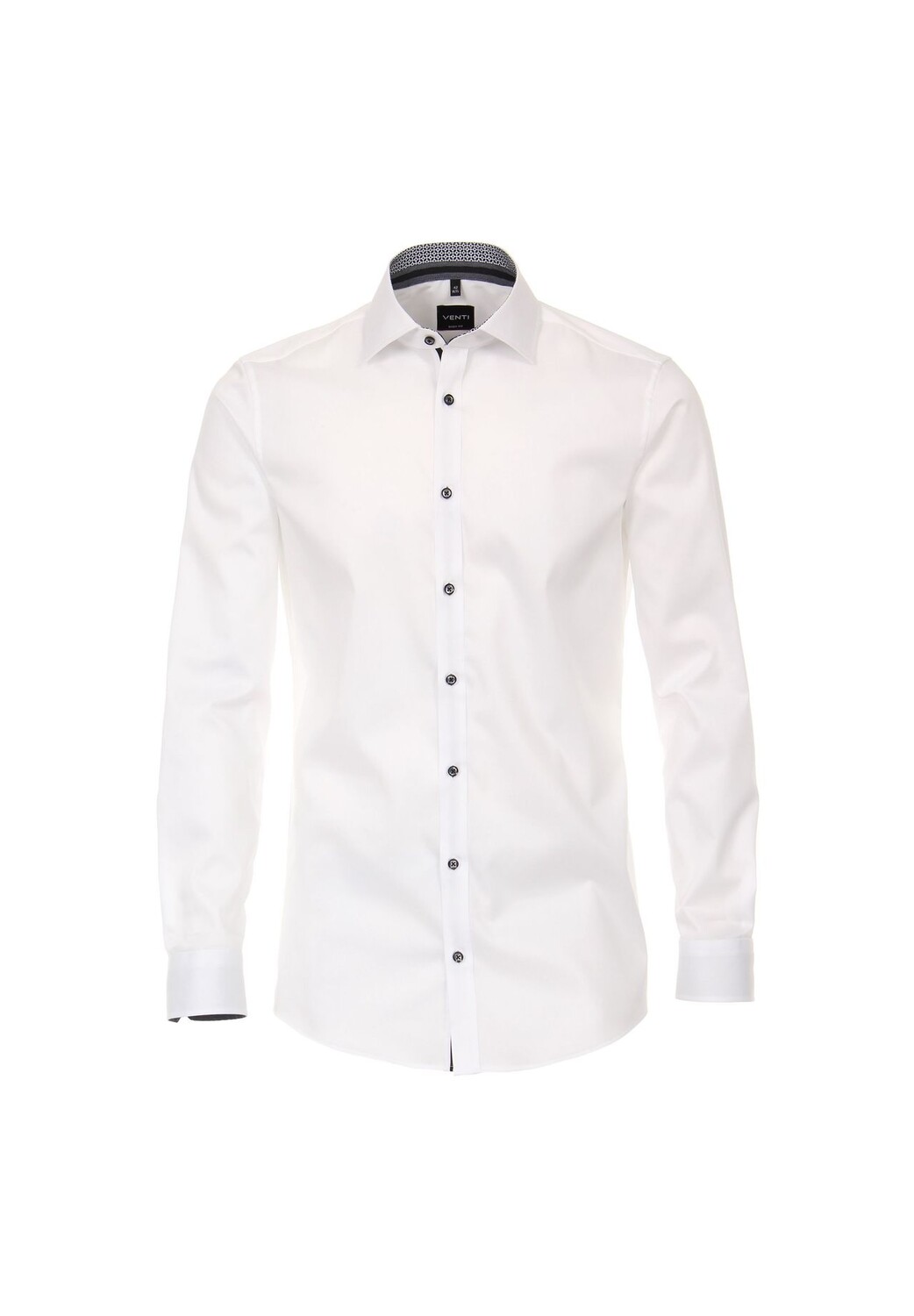 Мужская деловая рубашка однотонного кроя Venti, белый
Мужская деловая рубашка однотонного кроя Venti, белый