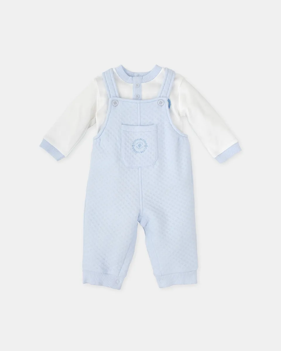 Набор для малыша комбинезон и футболка небесно-голубого цвета Tutto Piccolo
Набор для малыша комбинезон и футболка небесно-голубого цвета Tutto Piccolo