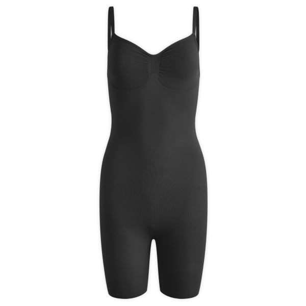 Бесшовный корректирующий боди до середины бедра Skims, Onyx
Бесшовный корректирующий боди до середины бедра Skims, Onyx