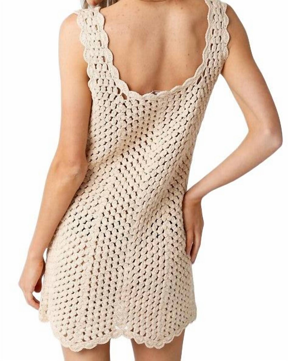 Натуральное мини-платье крючком Isle Olivaceous
Натуральное мини-платье крючком Isle Olivaceous