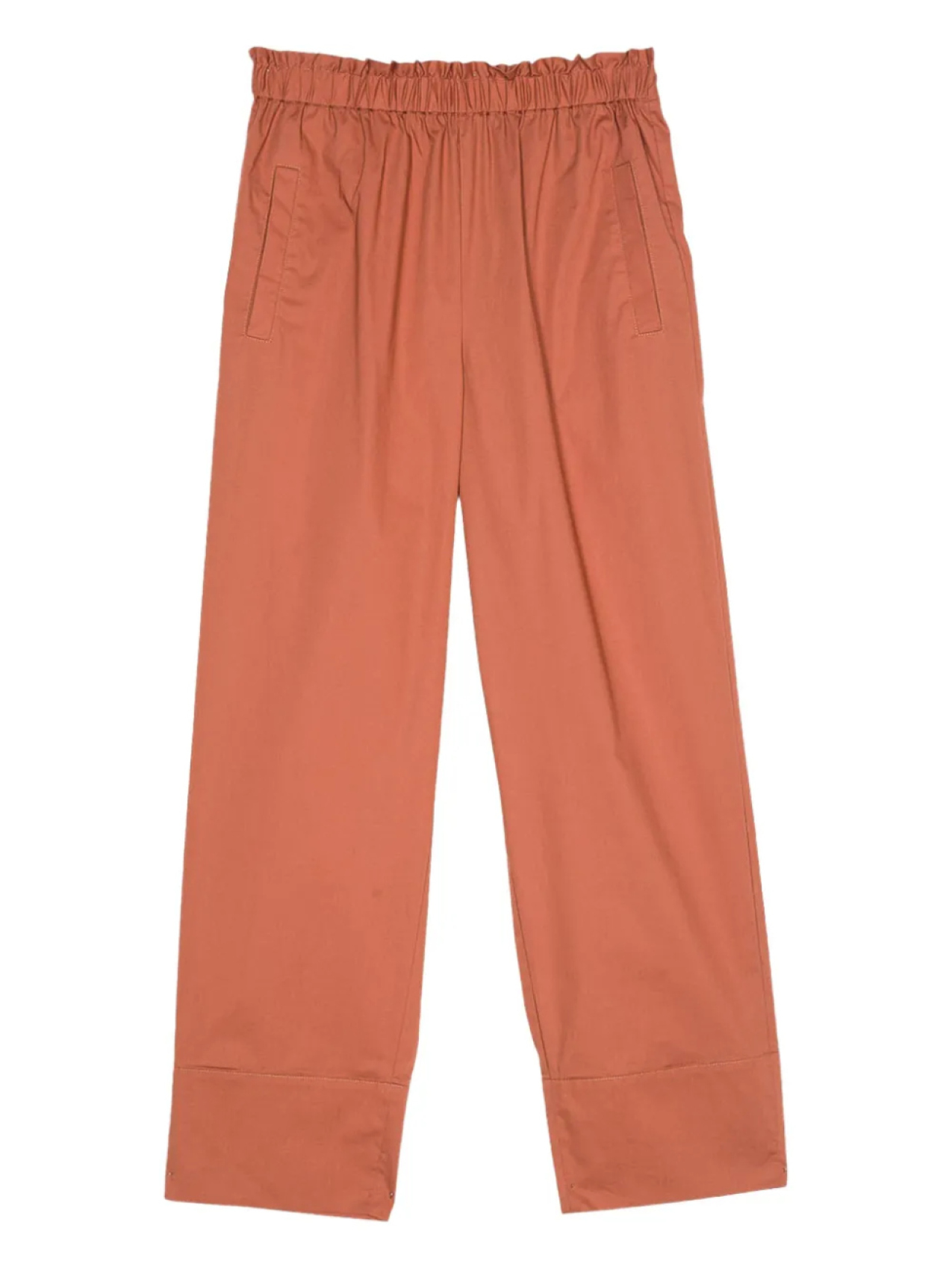 Брюки TWINSET с эластичной талией, коричневый
Брюки TWINSET с эластичной талией, коричневый