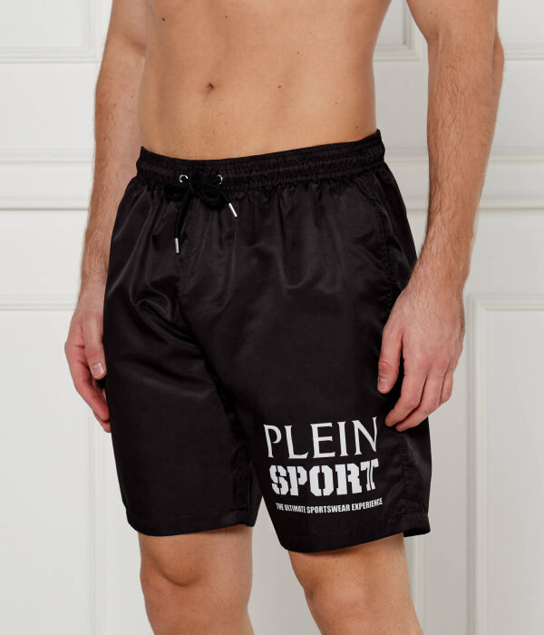 Шорты мужские Plein Sport пляжные с логотипом, черный
Шорты мужские Plein Sport пляжные с логотипом, черный
