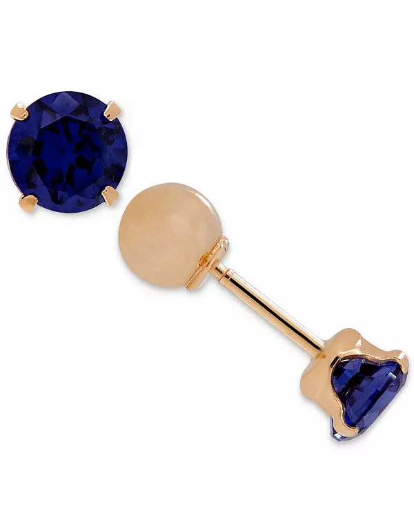 Детские двусторонние серьги с кубическим цирконием из 14-каратного золота Macy'S, september
Детские двусторонние серьги с кубическим цирконием из 14-каратного золота Macy'S, september