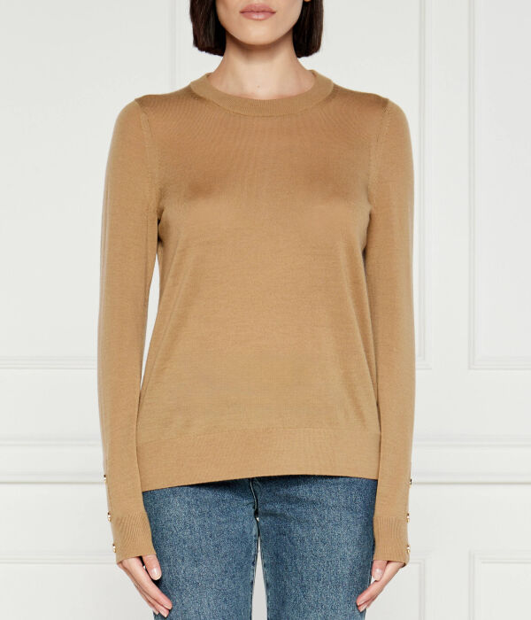 Свитер шерстяной Michael Kors, бежевый
Свитер шерстяной Michael Kors, бежевый