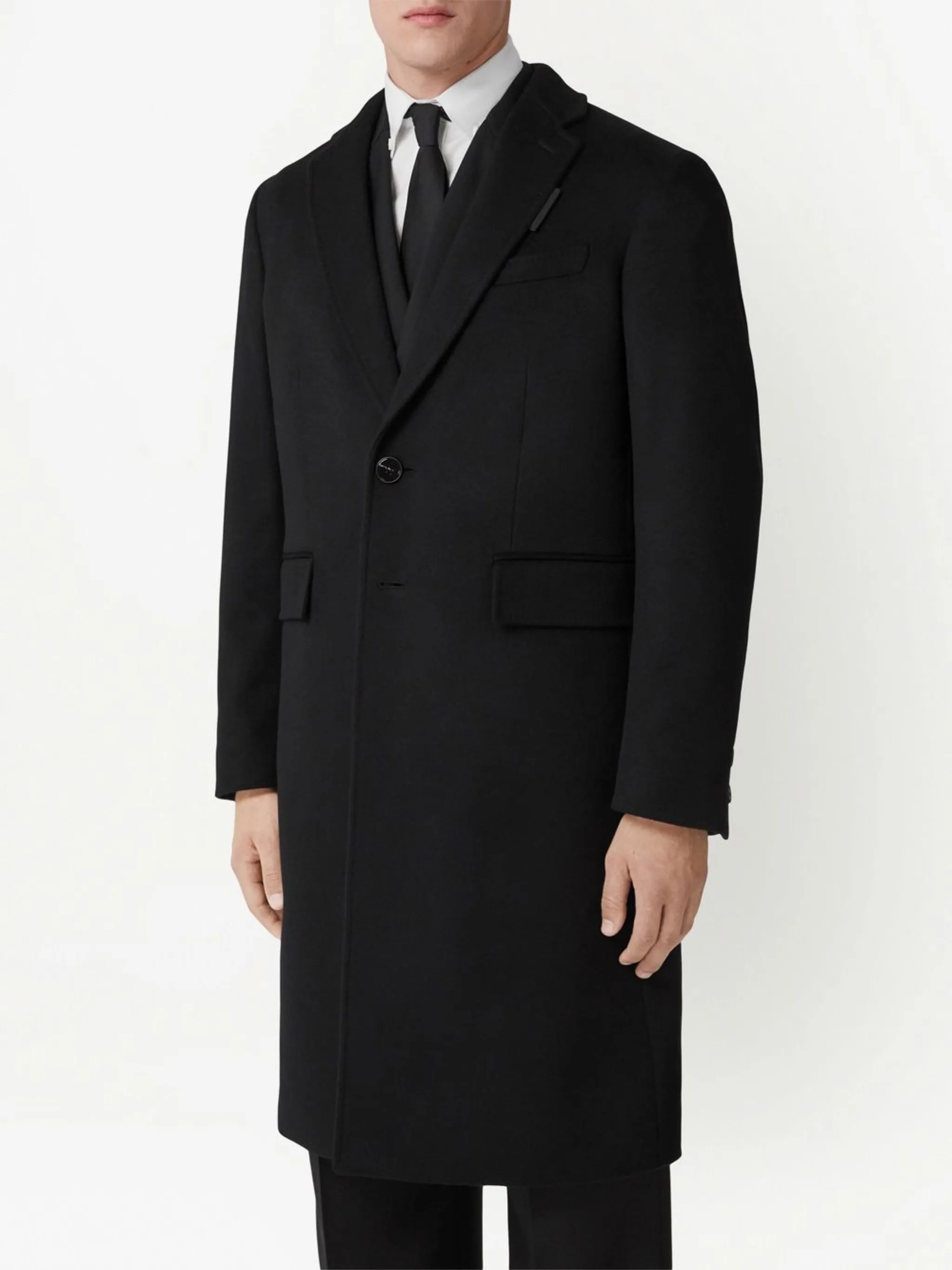 Шерстяное пальто Burberry, черный
Шерстяное пальто Burberry, черный
