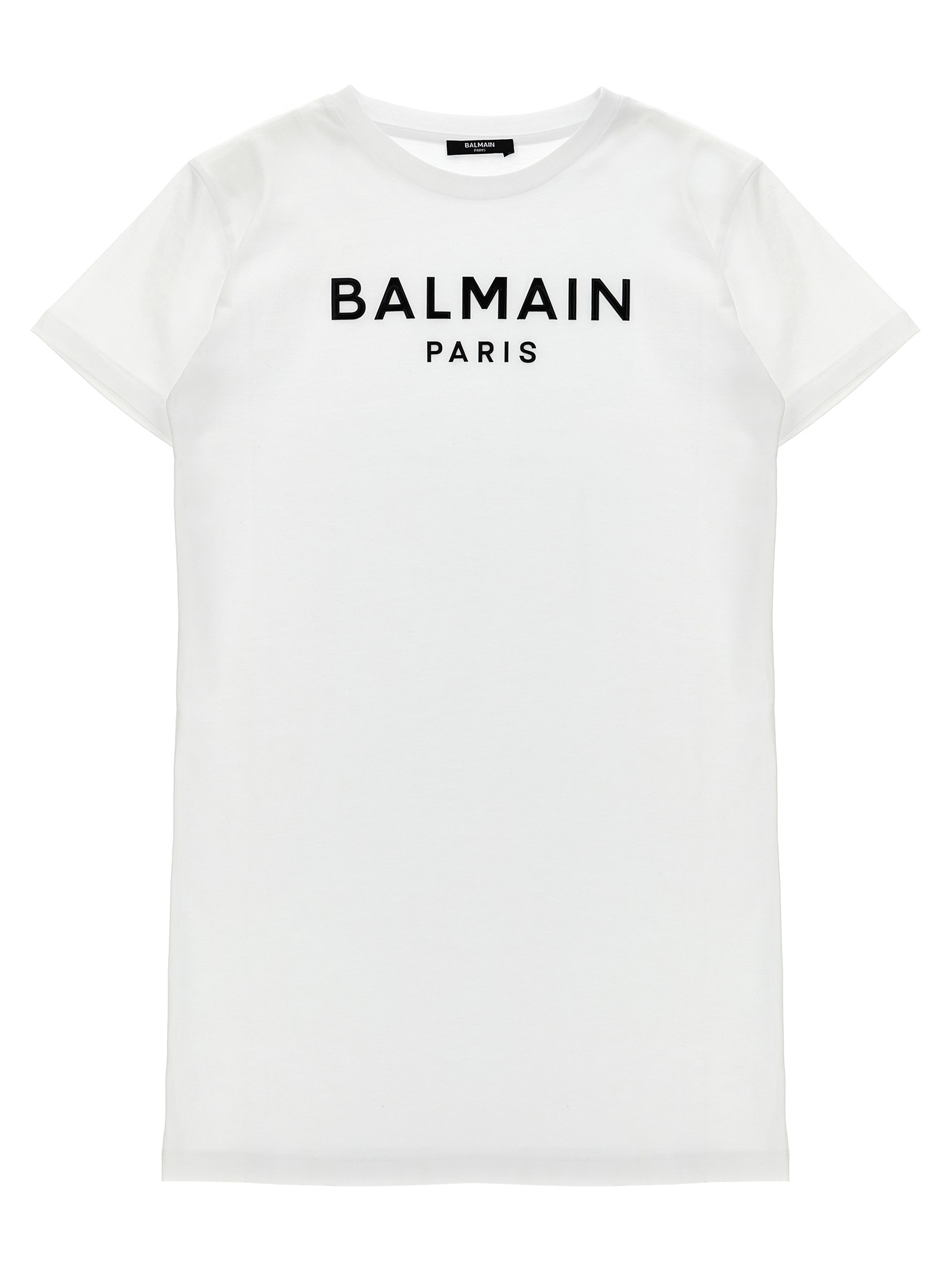 Платье с тисненым логотипом Balmain Kids, белый/черный
Платье с тисненым логотипом Balmain Kids, белый/черный