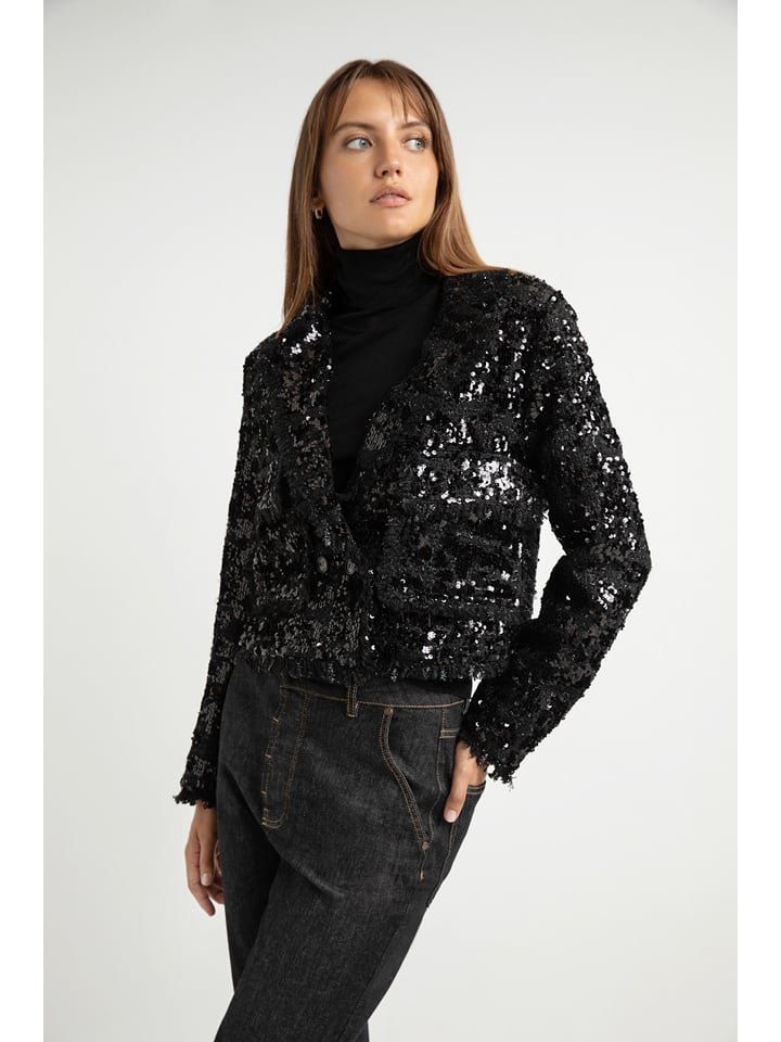 Josephine & Co Блейзер с пайетками "Fleur" черного цвета
Josephine & Co Блейзер с пайетками "Fleur" черного цвета