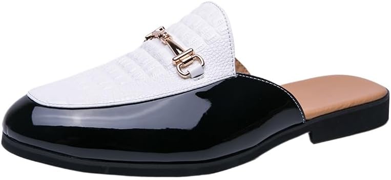 Мужские шлепанцы Hhhchpm с задником, лоферы с золотой пряжкой, модные кожаные формальные и повседневные тапочки без задника
Мужские шлепанцы Hhhchpm с задником, лоферы с золотой пряжкой, модные кожаные формальные и повседневные тапочки без задника