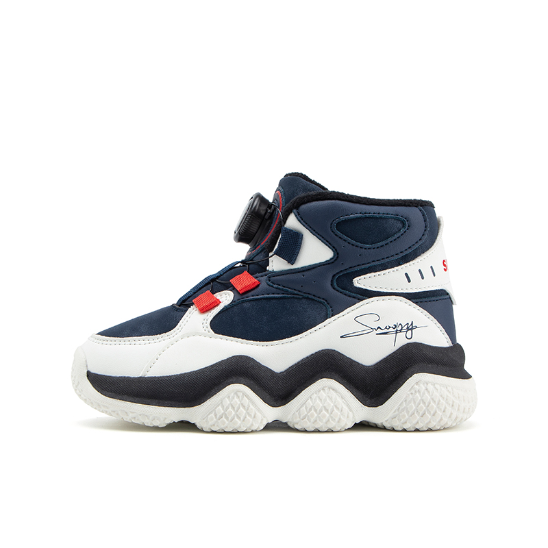 Детские баскетбольные кроссовки с высоким берцем, противоскользящие, с защитой от ударов, износостойкие, с поддержкой и теплым верхом SNOOPY, синий/белый
Детские баскетбольные кроссовки с высоким берцем, противоскользящие, с защитой от ударов, износостойкие, с поддержкой и теплым верхом SNOOPY, синий/белый