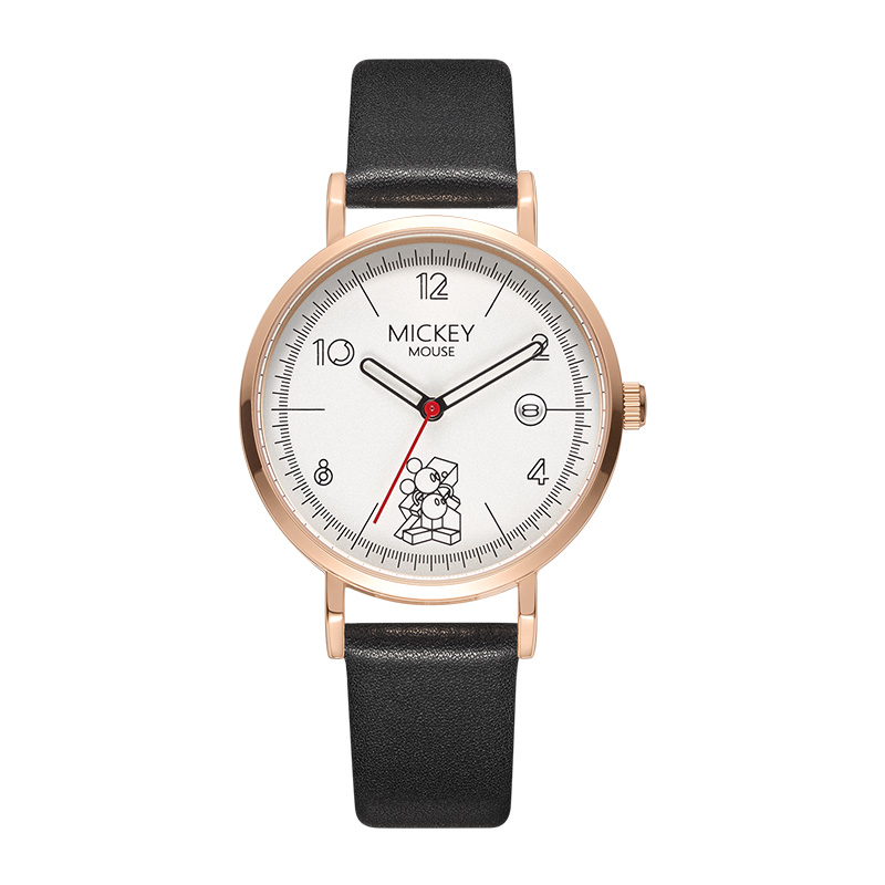 Disney Часы Mickey Series Quartz Movement Genuine Leather Strap Watch Women's Watch White Dial
Disney Часы Mickey Series Quartz Movement Genuine Leather Strap Watch Women's Watch White Dial