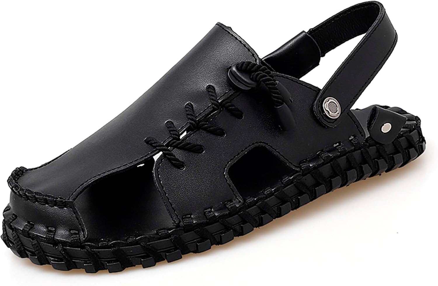 Мужские летние спортивные сандалии с противоскользящей подошвой, классические кожаные, ручная прошивка, модные, удобные шлепанцы, для активного отдыха, походов, рыбалки и пляжа Generic, черный
Мужские летние спортивные сандалии с противоскользящей подошвой, классические кожаные, ручная прошивка, модные, удобные шлепанцы, для активного отдыха, походов, рыбалки и пляжа Generic, черный