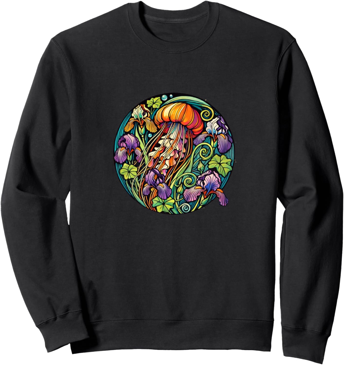 Толстовка с изображением медузы и рисунками медузы от Iris Retro Jellyfish Lover Snugg, черный
Толстовка с изображением медузы и рисунками медузы от Iris Retro Jellyfish Lover Snugg, черный