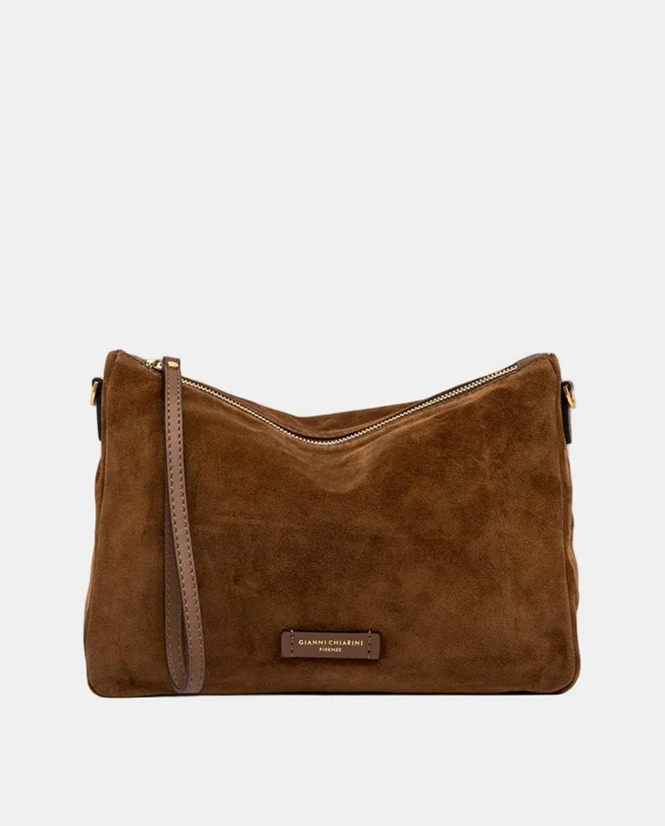 Сумка ручная модель Nora из замши со съемным ремнем Gianni Chiarini, коричневый
Сумка ручная модель Nora из замши со съемным ремнем Gianni Chiarini, коричневый