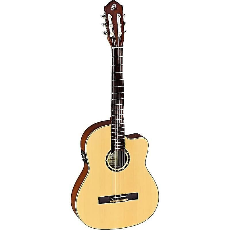 Акустическая гитара Ortega Guitars RCE125SN Family Series Slim Neck & Thinline Body Nylon String Guitar w/ Gig Bag
Акустическая гитара Ortega Guitars RCE125SN Family Series Slim Neck & Thinline Body Nylon String Guitar w/ Gig Bag