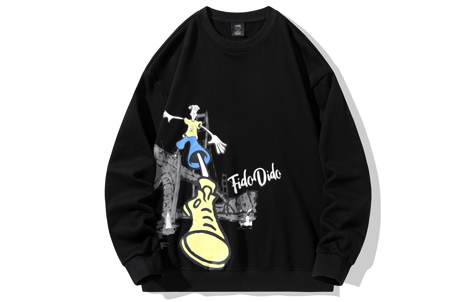 Толстовка унисекс Fido Dido, черный
Толстовка унисекс Fido Dido, черный
