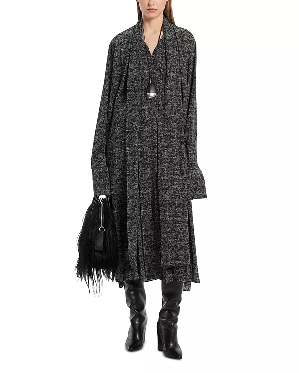 Платье-Рубашка из шелкового шарфа Michael Kors Collection, серый
Платье-Рубашка из шелкового шарфа Michael Kors Collection, серый
