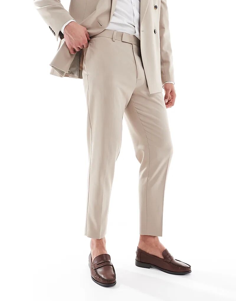 Зауженные брюки ASOS DESIGN бежевого цвета
Зауженные брюки ASOS DESIGN бежевого цвета