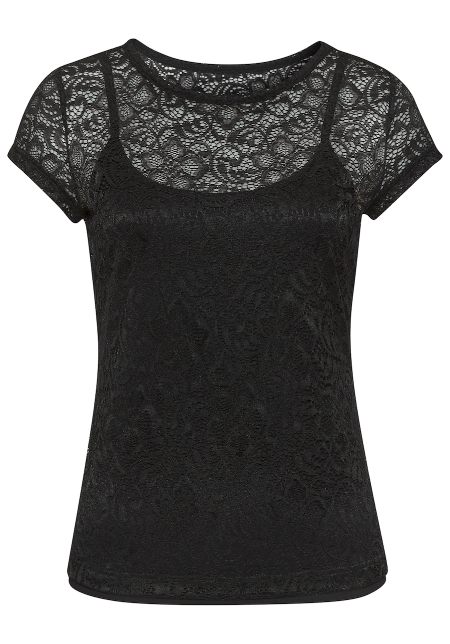 Рубашка LASCANA, черный
Рубашка LASCANA, черный