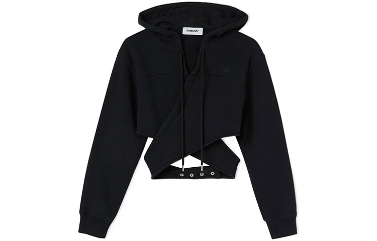 Облегающий худи черный AMBUSH
Облегающий худи черный AMBUSH