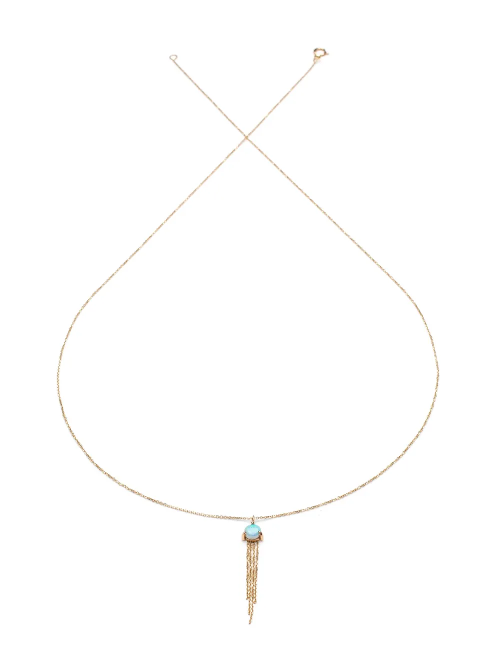 Ожерелье Two-Step с опалом из желтого золота 14 карат WWAKE, золотой 
Ожерелье Two-Step с опалом из желтого золота 14 карат WWAKE, золотой