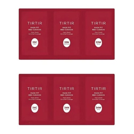 Пробный набор тональной основы Mask Fit Red Cushion, 6 оттенков (33c-34w)
Пробный набор тональной основы Mask Fit Red Cushion, 6 оттенков (33c-34w)