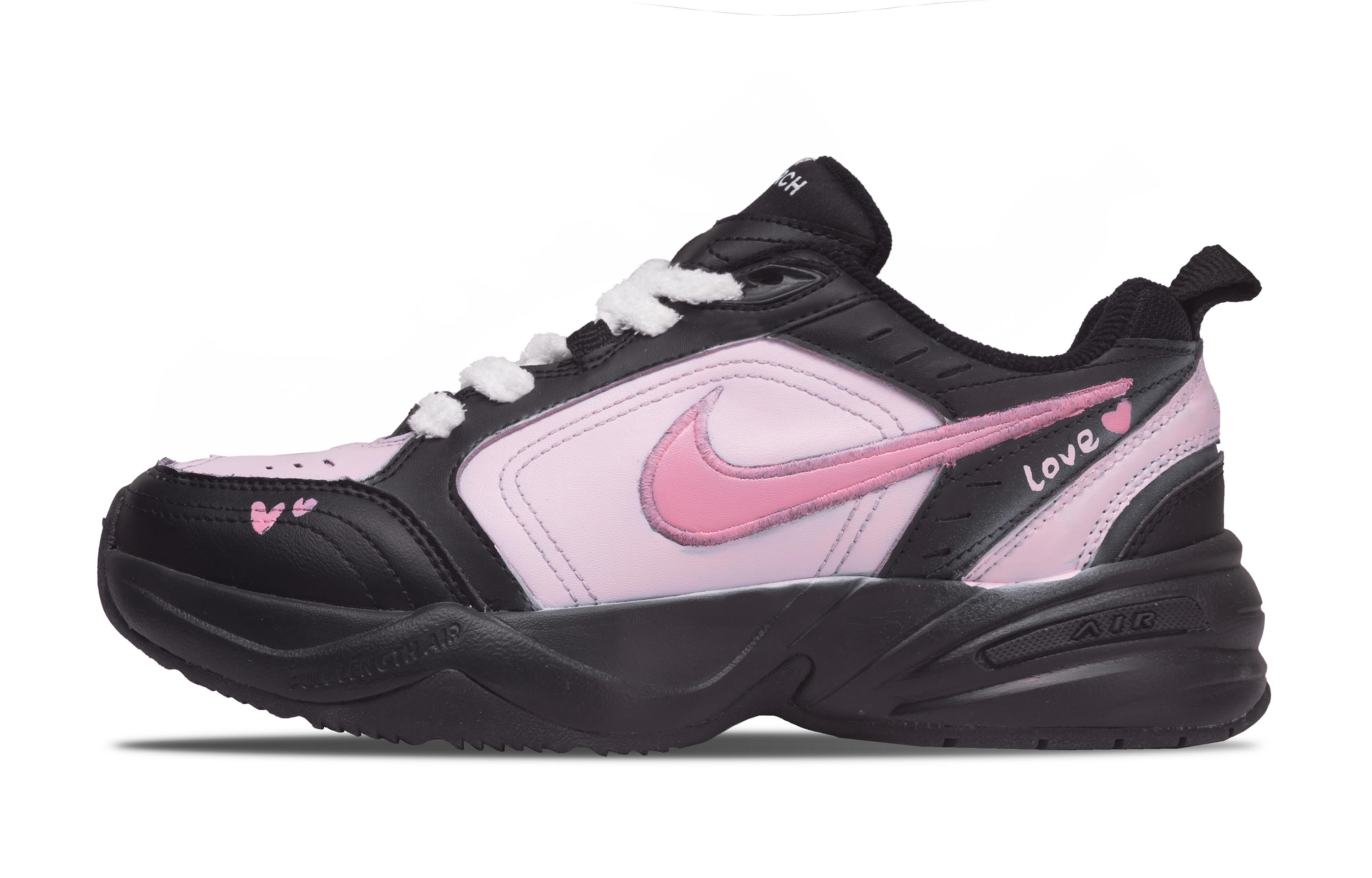 Кроссовки Air Monarch 4 Heartbeat Height Increasing Abrasion Resistant Slip Resistant Low top Chunky Unisex Nike, черный
Кроссовки Air Monarch 4 Heartbeat Height Increasing Abrasion Resistant Slip Resistant Low top Chunky Unisex Nike, черный
