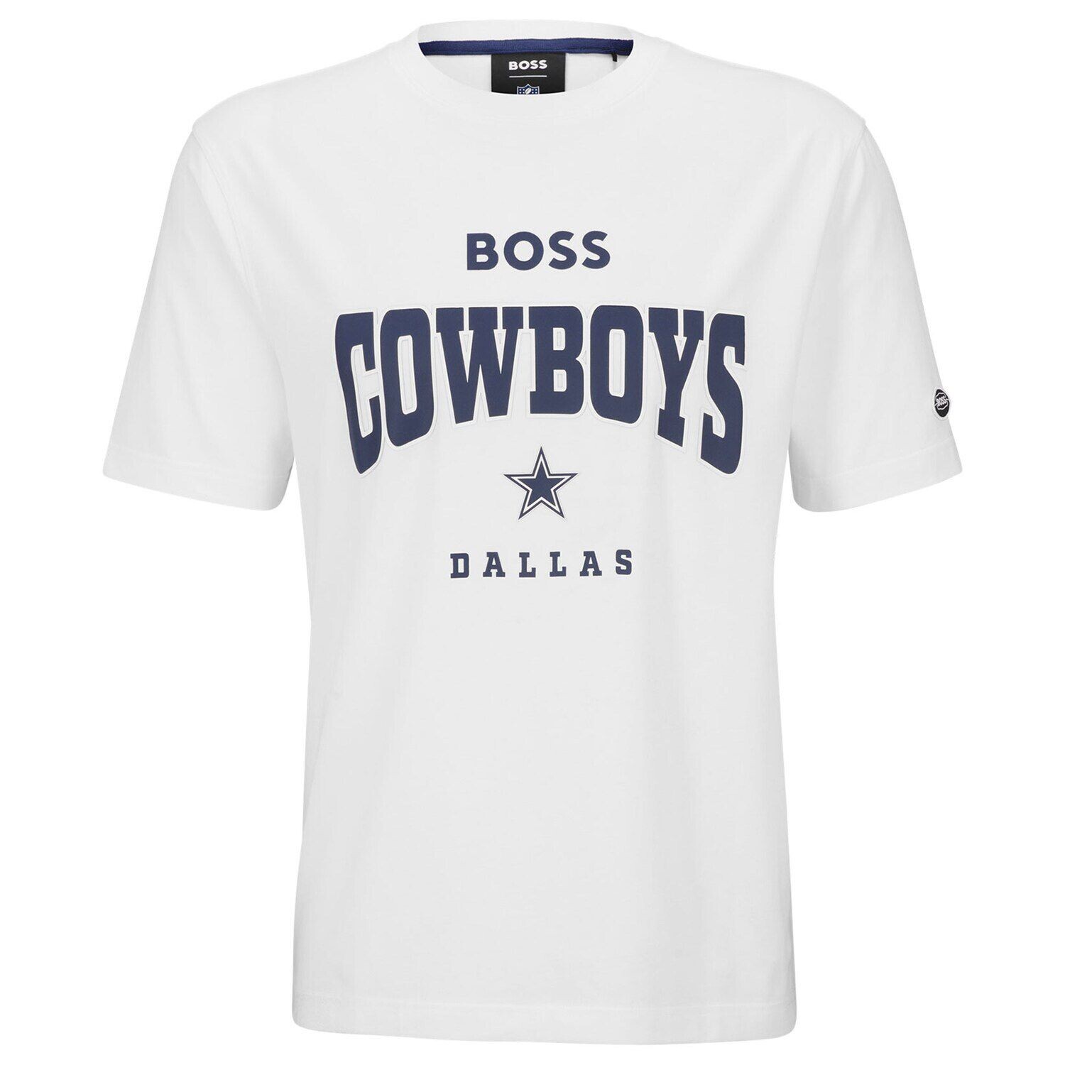 Мужская белая футболка BOSS X NFL Dallas Cowboys Huddle, Белый, Мужская белая футболка BOSS X NFL Dallas Cowboys Huddle
Мужская белая футболка BOSS X NFL Dallas Cowboys Huddle, Белый, Мужская белая футболка BOSS X NFL Dallas Cowboys Huddle