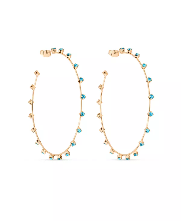 Простые серьги-кольца с искрящимся кристаллом, покрытые 18-каратным золотом Ettika, aqua
Простые серьги-кольца с искрящимся кристаллом, покрытые 18-каратным золотом Ettika, aqua
