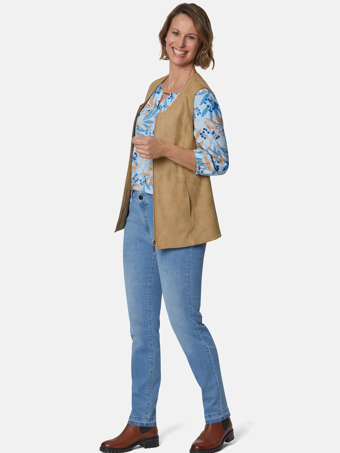 Утепленный жилет GOLDNER Velourslederimitat, кэмел
Утепленный жилет GOLDNER Velourslederimitat, кэмел