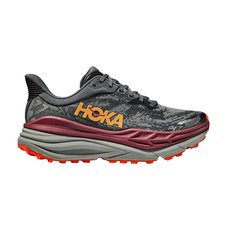Кроссовки HOKA Stinson 7 'Castlerock Cabernet', серый 
Кроссовки HOKA Stinson 7 'Castlerock Cabernet', серый