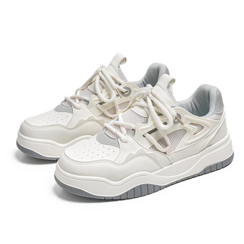 Кеды мужские, обувь для скейтбординга низкая серый/белый Meiretu 
Кеды мужские, обувь для скейтбординга низкая серый/белый Meiretu