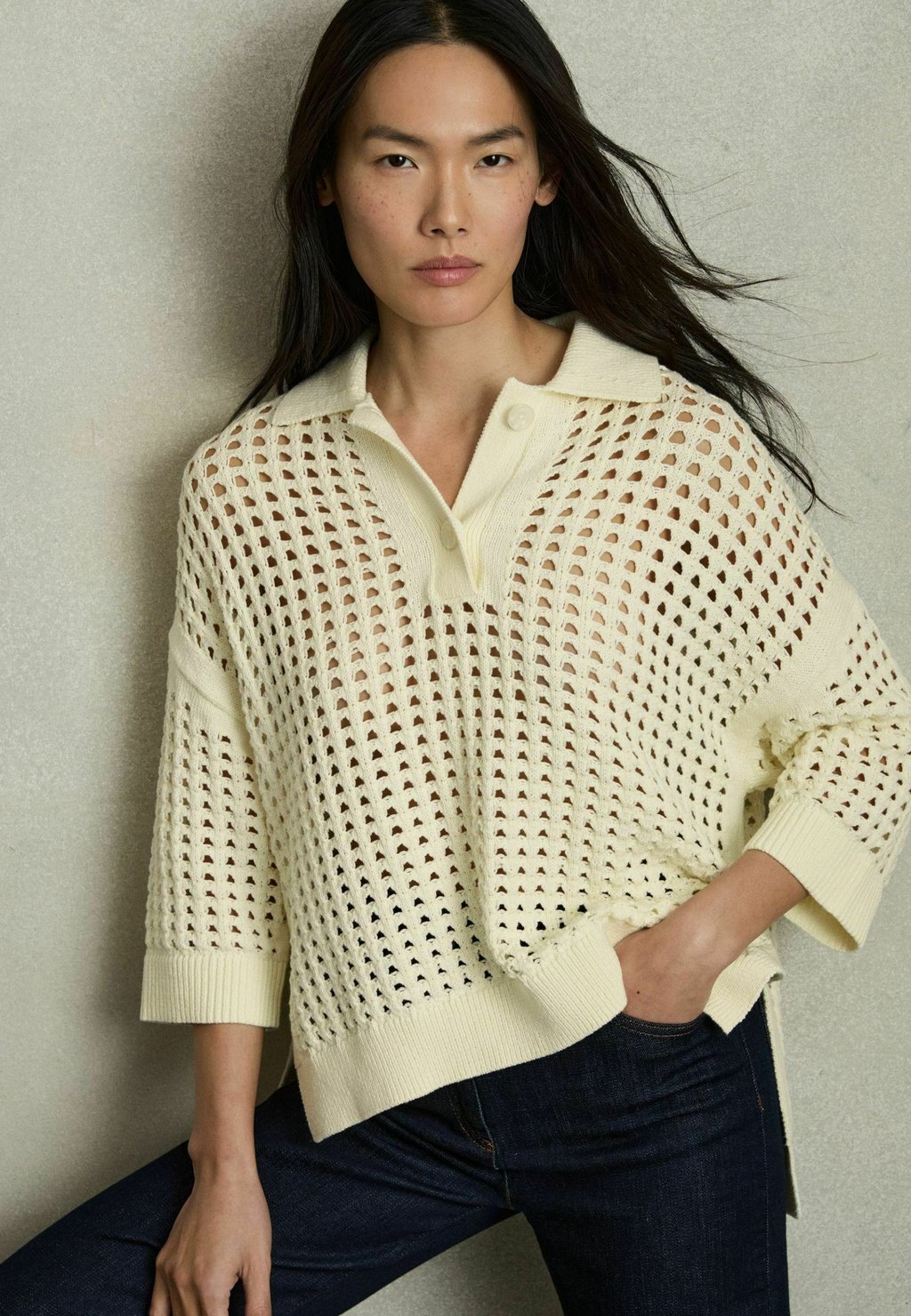 Топ с длинными рукавами REIKA COLLARED Reiss, бежевый
Топ с длинными рукавами REIKA COLLARED Reiss, бежевый