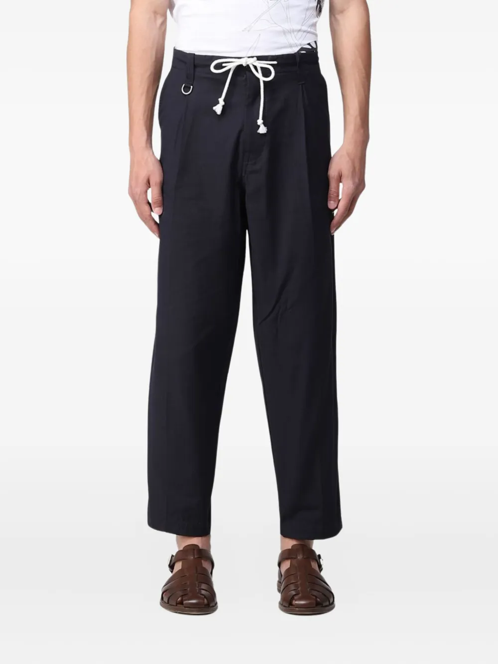 Брюки со складками и завязками Paolo Pecora, черный
Брюки со складками и завязками Paolo Pecora, черный