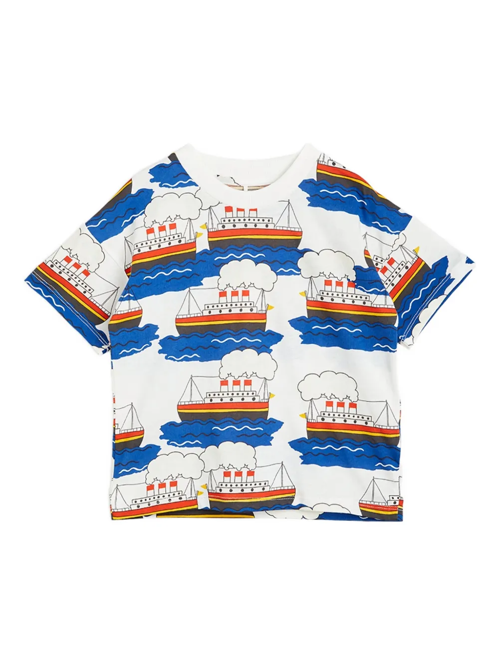 Футболка с принтом корабля Mini Rodini, белый
Футболка с принтом корабля Mini Rodini, белый