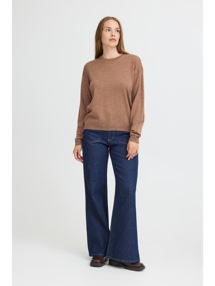 Pulz Вязаный свитер PZSADIE оверсайз цвета бизона
Pulz Вязаный свитер PZSADIE оверсайз цвета бизона