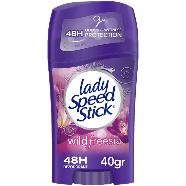 Женский антиперспирант-карандаш, 40 г Lady Speed Stick Wild fresia
Женский антиперспирант-карандаш, 40 г Lady Speed Stick Wild fresia