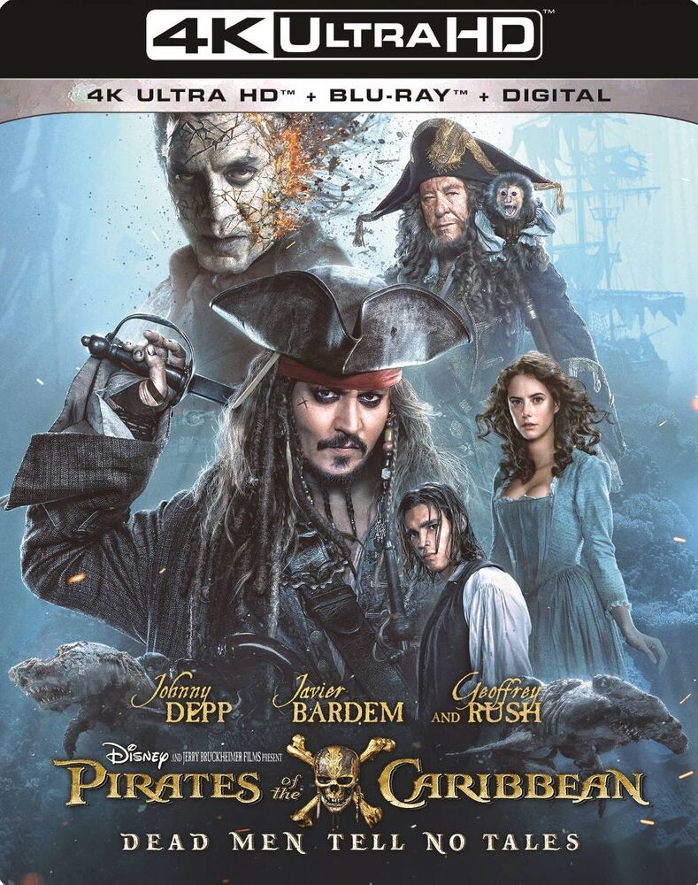 Диск 4K UHD Pirates Of The Caribbean: Dead Men Tell No Tales
Диск 4K UHD Pirates Of The Caribbean: Dead Men Tell No Tales