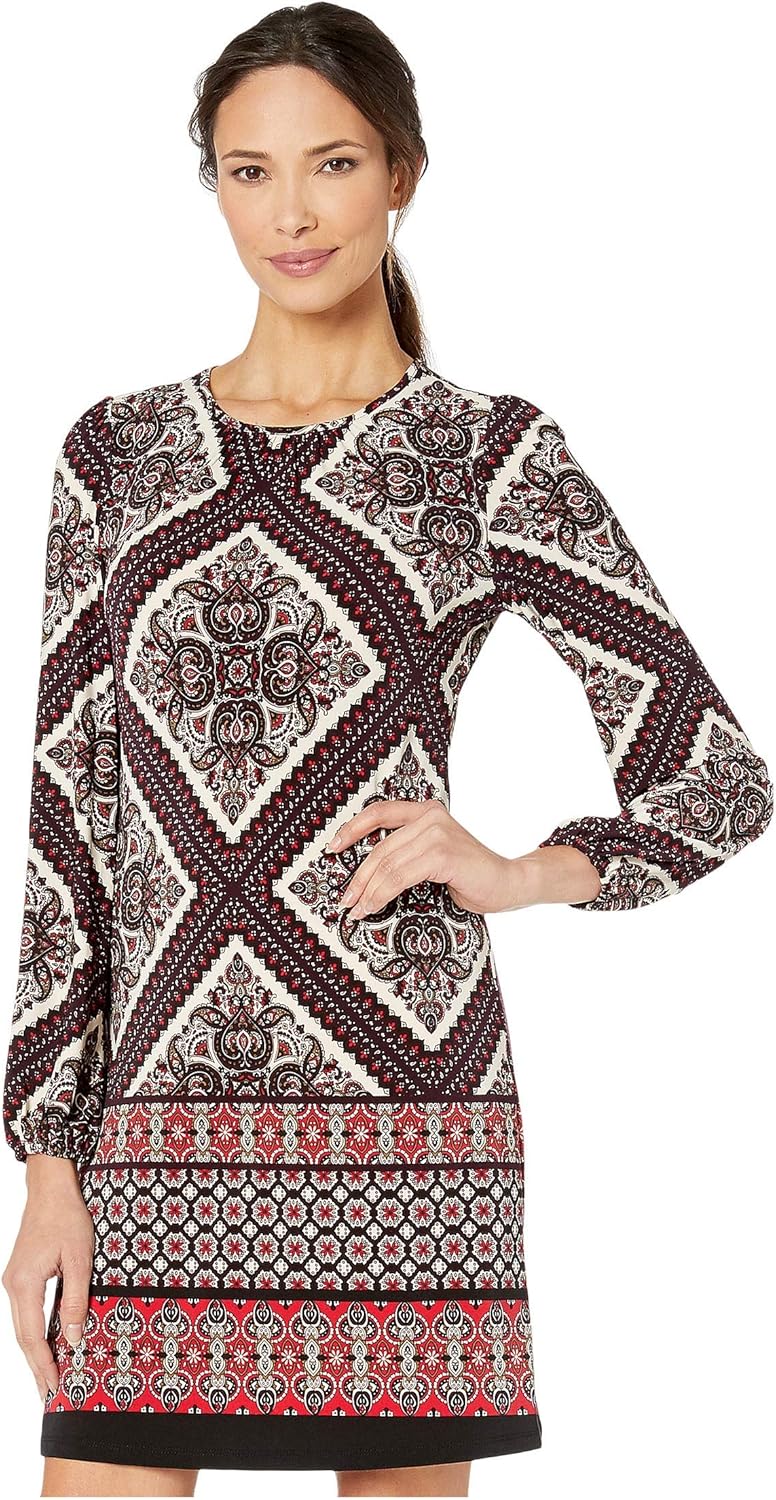 Женское платье-трапеция с принтом пэчворк от Tommy Hilfiger, Black/Aubergine
Женское платье-трапеция с принтом пэчворк от Tommy Hilfiger, Black/Aubergine