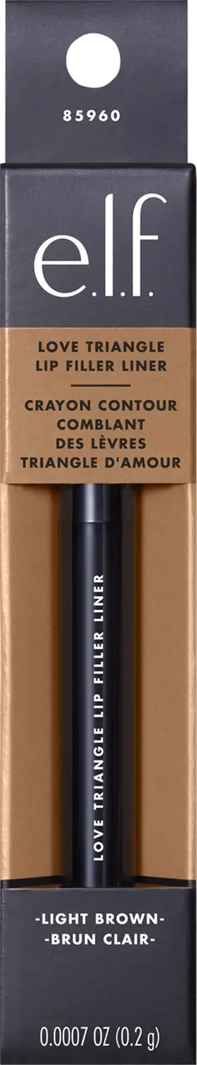 Подводка для губ e.l.f. Cosmetics Love Triangle Lip Filler Liner Light Brown
Подводка для губ e.l.f. Cosmetics Love Triangle Lip Filler Liner Light Brown