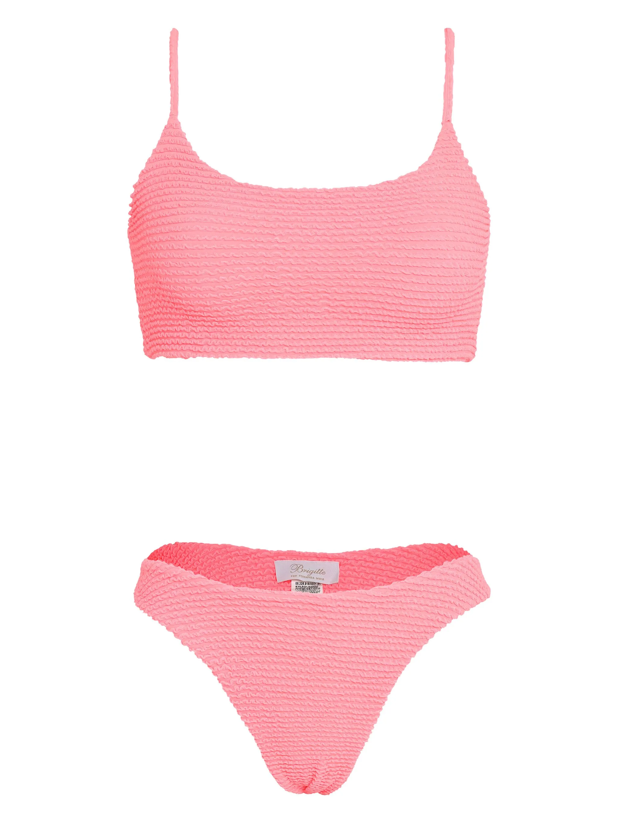Бикини с нашивкой-логотипом Brigitte, розовый
Бикини с нашивкой-логотипом Brigitte, розовый