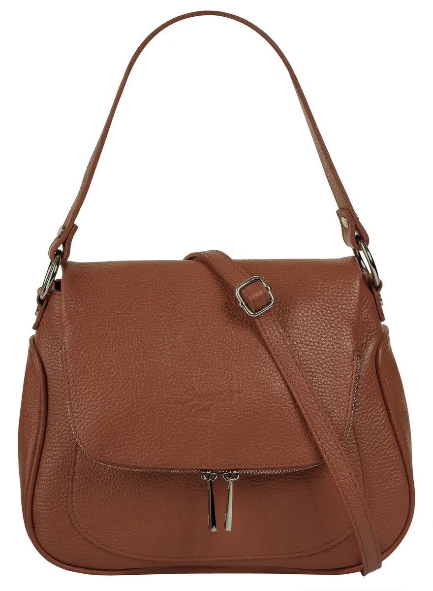 Сумка через плечо Samantha Look, натуральная кожа, производство Италия, цвет Cognac
Сумка через плечо Samantha Look, натуральная кожа, производство Италия, цвет Cognac