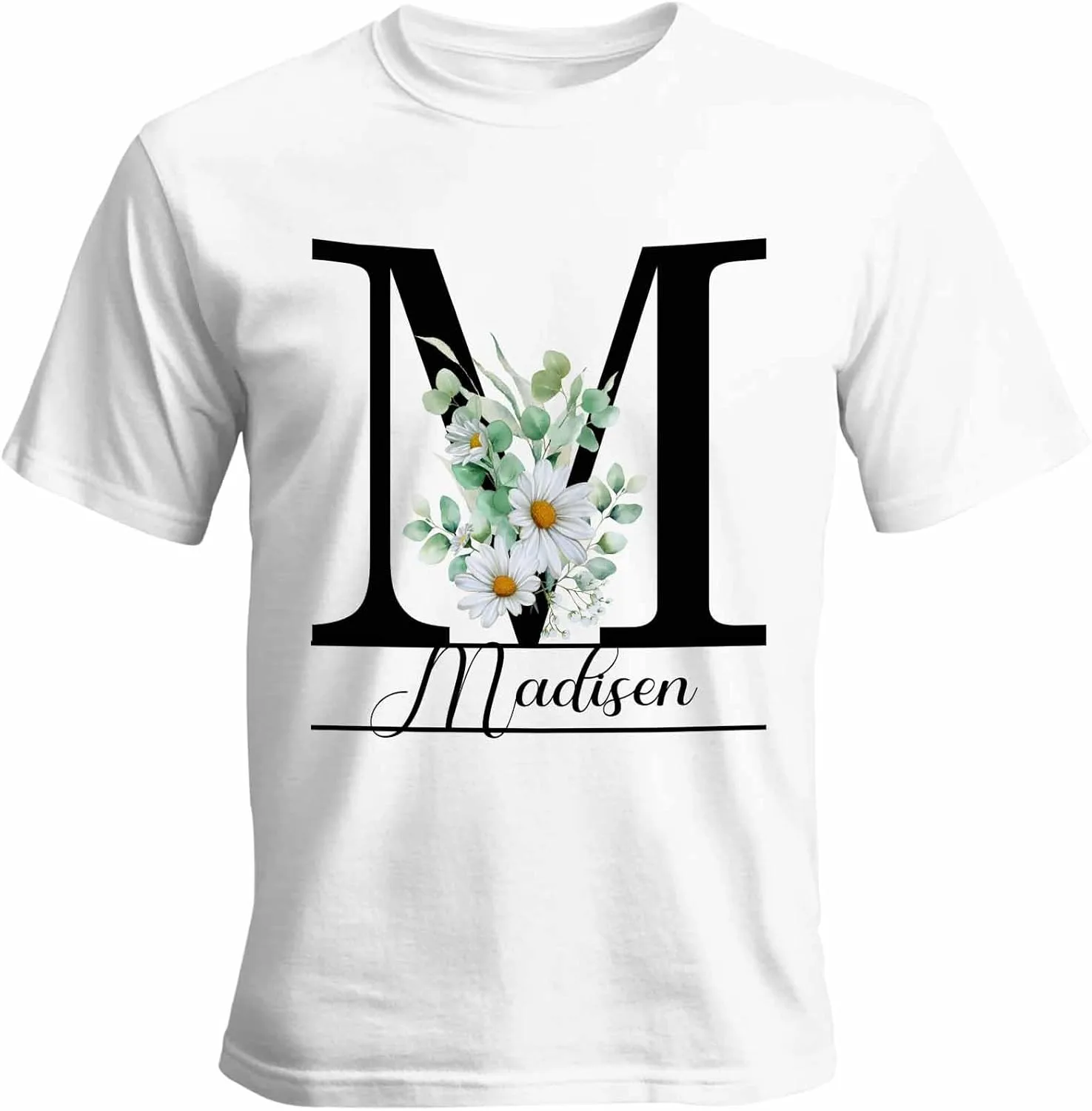 Футболка с именем или текстом Daisy M, хлопок, круглый вырез Vaxbryntel
Футболка с именем или текстом Daisy M, хлопок, круглый вырез Vaxbryntel