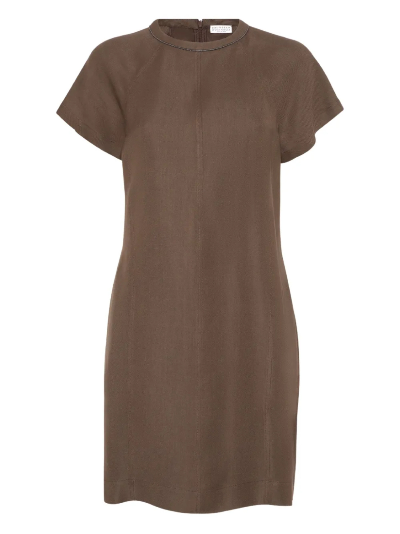 Brunello Cucinelli платье мини с декором Monili, коричневый
Brunello Cucinelli платье мини с декором Monili, коричневый