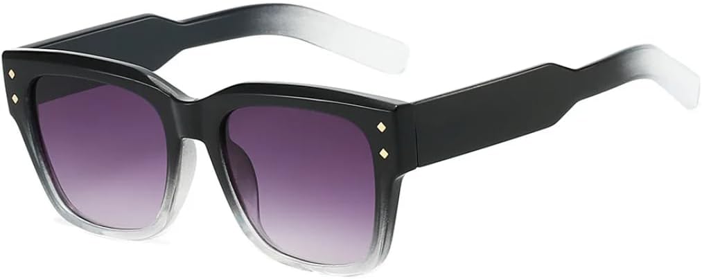 Солнцезащитные очки с защитой от УФ-излучения UV400 | Градиентные женские очки с декоративными заклепками | Линзы конфетных цветов для занятий спортом на открытом воздухе и вождения LXLHWN, Black Grey
Солнцезащитные очки с защитой от УФ-излучения UV400 | Градиентные женские очки с декоративными заклепками | Линзы конфетных цветов для занятий спортом на открытом воздухе и вождения LXLHWN, Black Grey