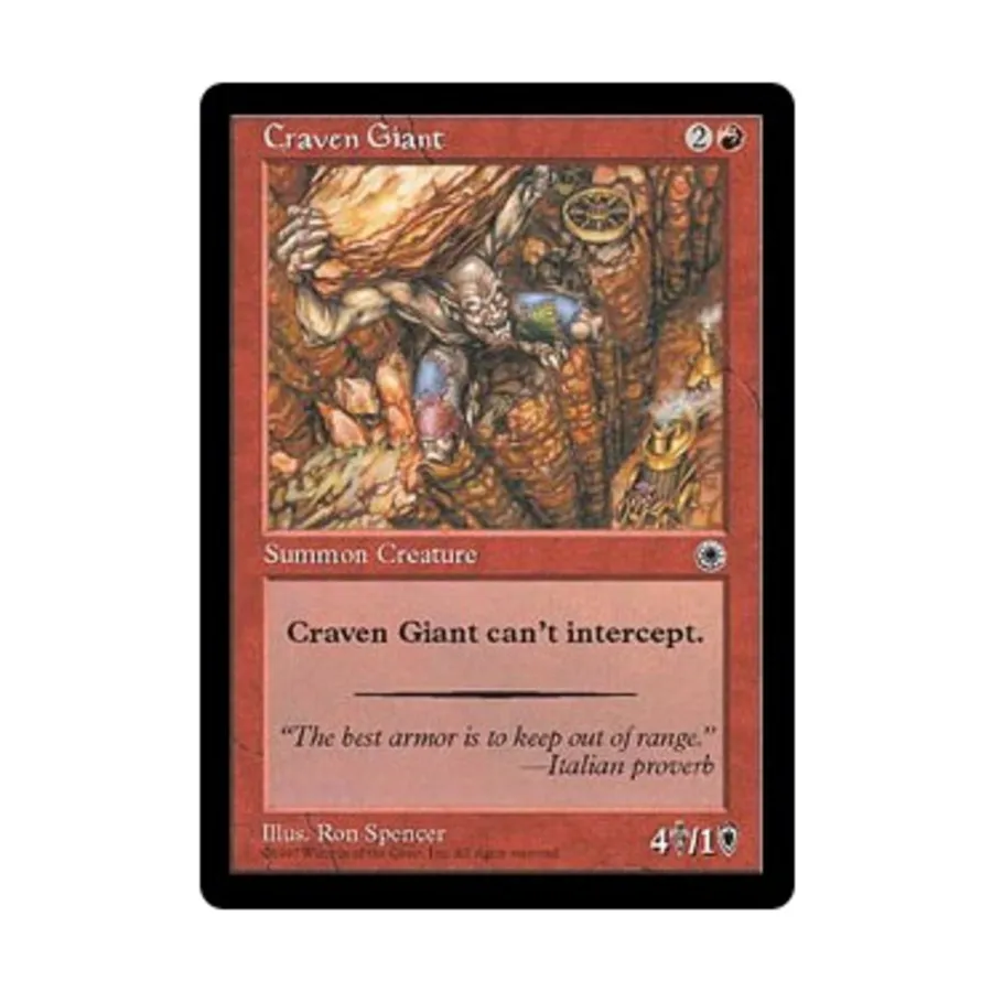 CCG Крэйвен Гигант (К), MTG - Portal
CCG Крэйвен Гигант (К), MTG - Portal