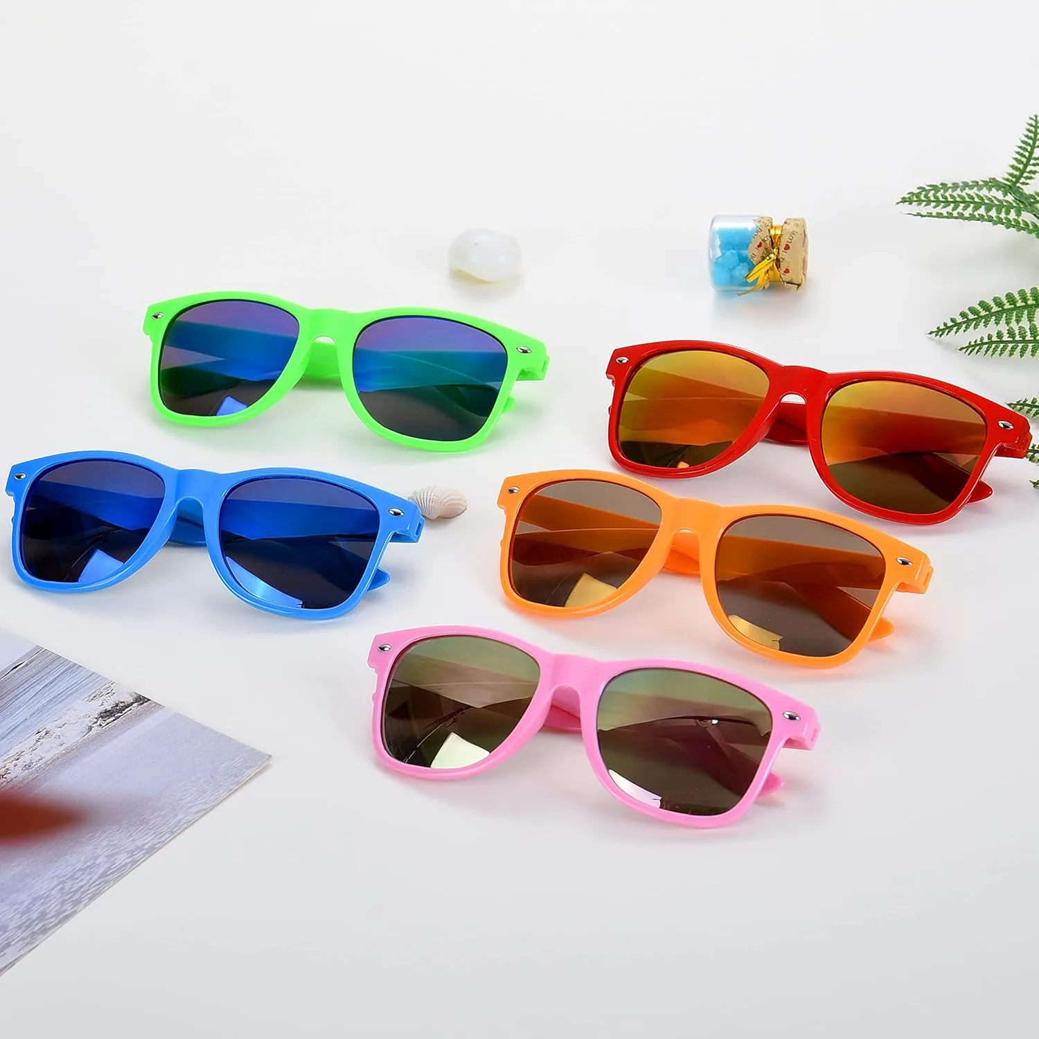 Fsmiling Мужские солнцезащитные очки, классический набор, недорогие солнцезащитные очки, стильный набор очков для женщин - 15 штук, зеленый, Green| Mirrored
Fsmiling Мужские солнцезащитные очки, классический набор, недорогие солнцезащитные очки, стильный набор очков для женщин - 15 штук, зеленый, Green| Mirrored