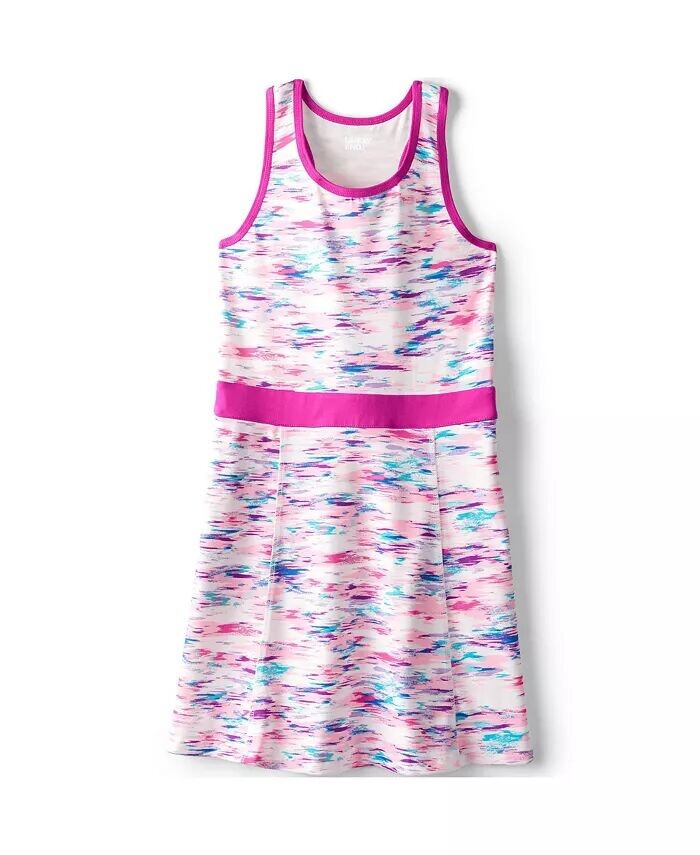 Спортивное активное платье-топ на бретелях для больших девочек плюс Lands' End, фиолетовый
Спортивное активное платье-топ на бретелях для больших девочек плюс Lands' End, фиолетовый