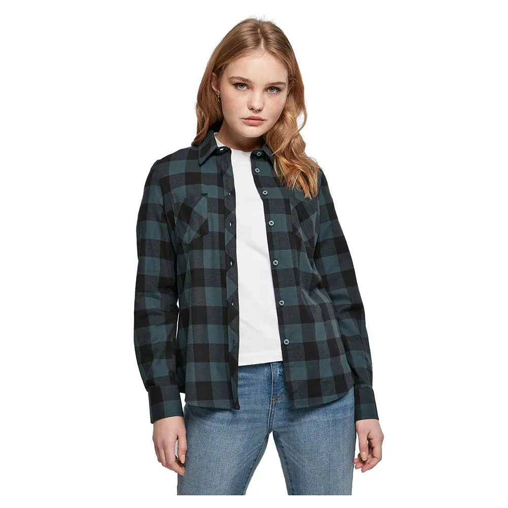 Рубашка с длинным рукавом Urban Classics Turnup Checked Flanell, зеленый
Рубашка с длинным рукавом Urban Classics Turnup Checked Flanell, зеленый